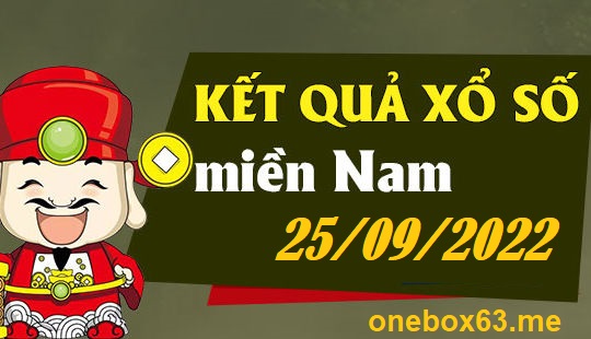Soi cầu XSMN 25/9/22 tại onebox63.info
