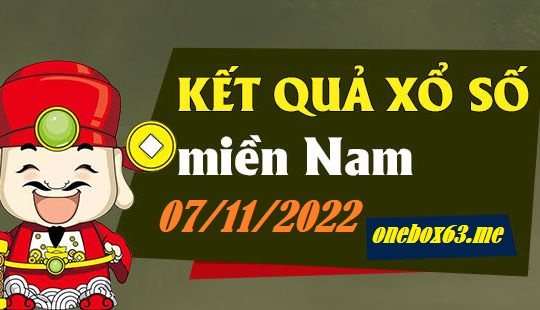 XSMN 7/11/22 tại Onebox63